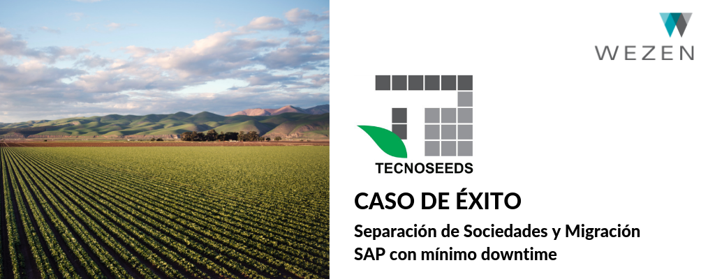 Tecnoseeds – Separación de Sociedades y Migración SAP con mínimo downtime